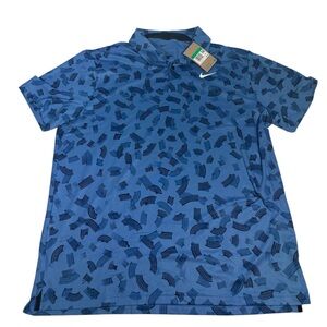 NWT Nike Dri-FIT Golf Polo Shirt Men’s XL Blue Performance Top